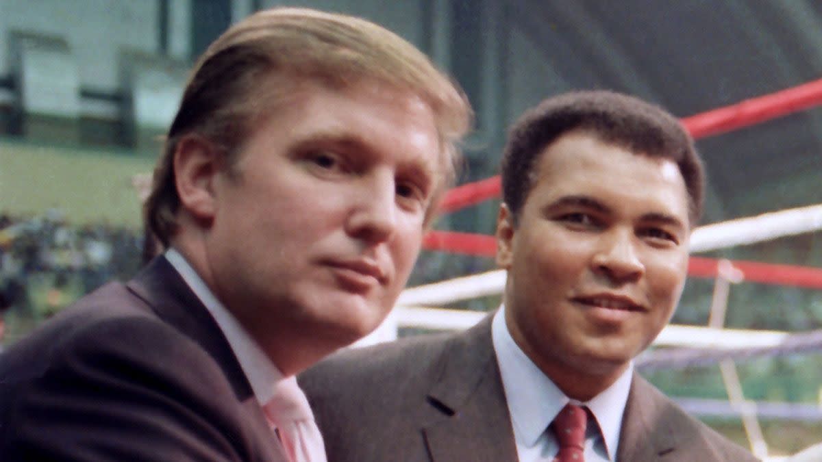 Users on X claimed that former US President Donald Trump posted on Truth Social that he once sparred with Muhammad Ali whose birth name was Cassius Clay. 