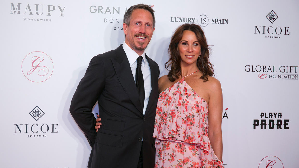 Andrea McLean and husband Nick Feeney have both had therapy together to help her recover from a breakdown (Image: Getty Image)