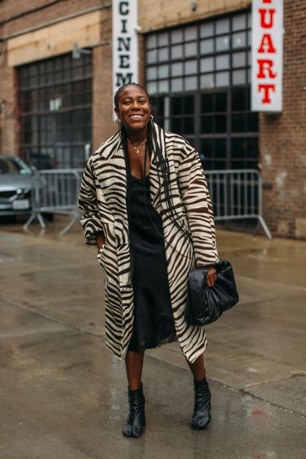 Cheery Handbags Were a Popular Outfit Addition on Day 5 of New