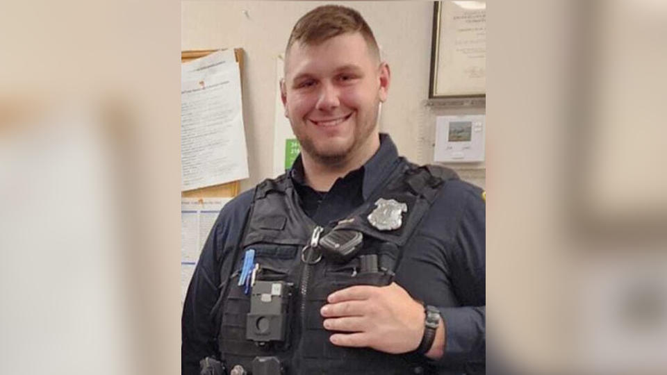 A first-year Euclid police officer was shot to death Saturday night in what authorities describe as an "ambush" after officers responded to a disturbance.