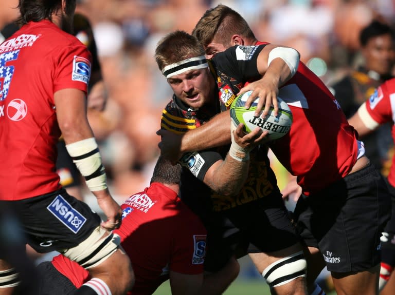 The Chiefs received a boost midweek when their captain Sam Cane, centre, was cleared to play after suffering concussion