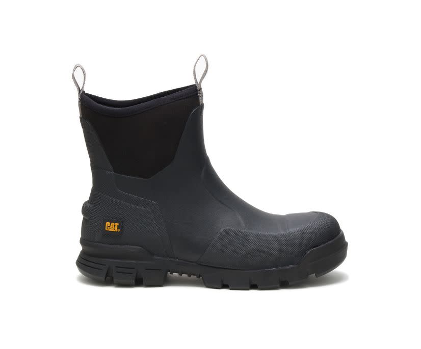 <p><a href="https://www.amazon.com/Caterpillar-Stormers-Steel-Unisex-Black/dp/B07PBWTSRZ/ref=asc_df_B07PBWTSRZ/?tag=syn-yahoo-20&linkCode=df0&hvadid=388702760847&hvadid=388702760847&hvnetw=g&hvnetw=g&hvrand=196397756684948501&hvrand=196397756684948501&hvdev=c&hvdev=c&hvlocphy=9004358&hvlocphy=9004358&hvtargid=pla-827951571066&hvtargid=pla-827951571066&psc=1&adgrpid=79770687816&ascsubtag=%5Bartid%7C10054.g.25896111%5Bsrc%7Cyahoo-us" rel="nofollow noopener" target="_blank" data-ylk="slk:Shop Now;elm:context_link;itc:0;sec:content-canvas" class="link ">Shop Now</a></p><p>Stormers 6" Steel Toe Work Boots</p><p>amazon.com</p><p>$120.00</p>