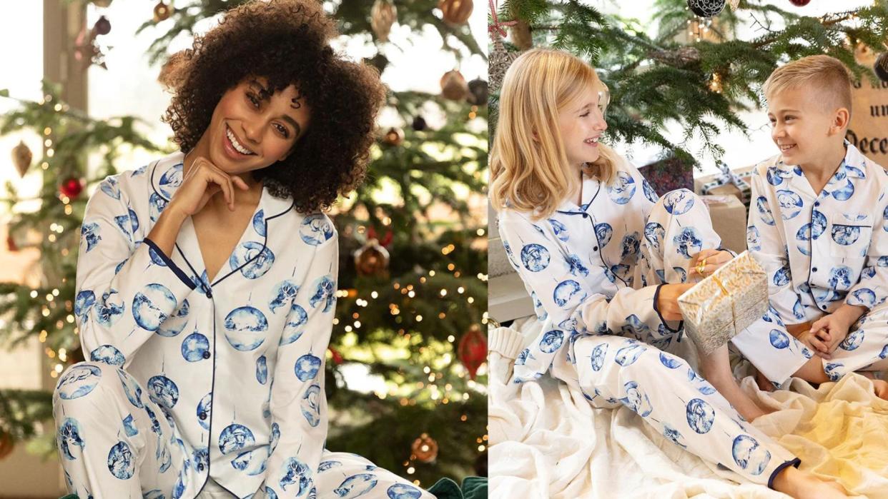 Cyberjammies bauble printed pyjamas