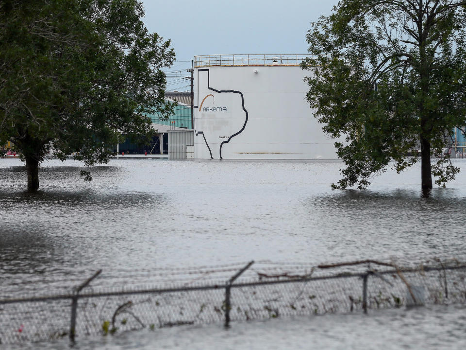 Texas chemical fire explosion: Two blasts and black smoke rise from Arkema plant