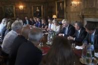 Theresa May holds a cabinet meeting at the Prime Minister's country retreat Chequers in Buckinghamshire to discuss department-by-department Brexit action plans, Britain August 31, 2016. REUTERS/Stefan Rousseau/Pool