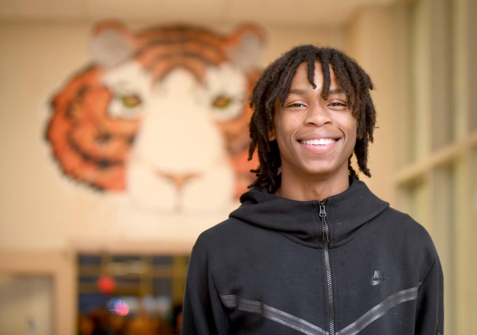 Deontay Malone, eighth-grader at Massillon Junior High School,  Canton Repository Synchrony Financial Kid of Character for January.  Wednesday,  January, 18, 2023.