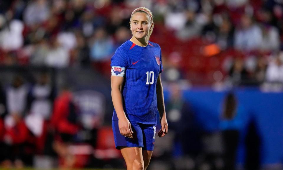 <span><a class="link " href="https://sports.yahoo.com/soccer/players/809416/" data-i13n="sec:content-canvas;subsec:anchor_text;elm:context_link" data-ylk="slk:Lindsey Horan;sec:content-canvas;subsec:anchor_text;elm:context_link;itc:0">Lindsey Horan</a> is the USMNT co-captain alongside Alex Morgan.</span><span>Photograph: Julio Cortez/AP</span>