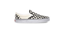 <p>Vans was founded in 1966 in Anaheim, Calif. The brand is easily recognized for its classic checker print slip-ons or color-blocked sneakers, alhtough the company has since moved its production overseas to China. (Photo: <a rel="nofollow noopener" href="https://www.vans.com/shop/checkerboard-slip-on-black-off-white-check" target="_blank" data-ylk="slk:Vans" class="link ">Vans</a>) </p>