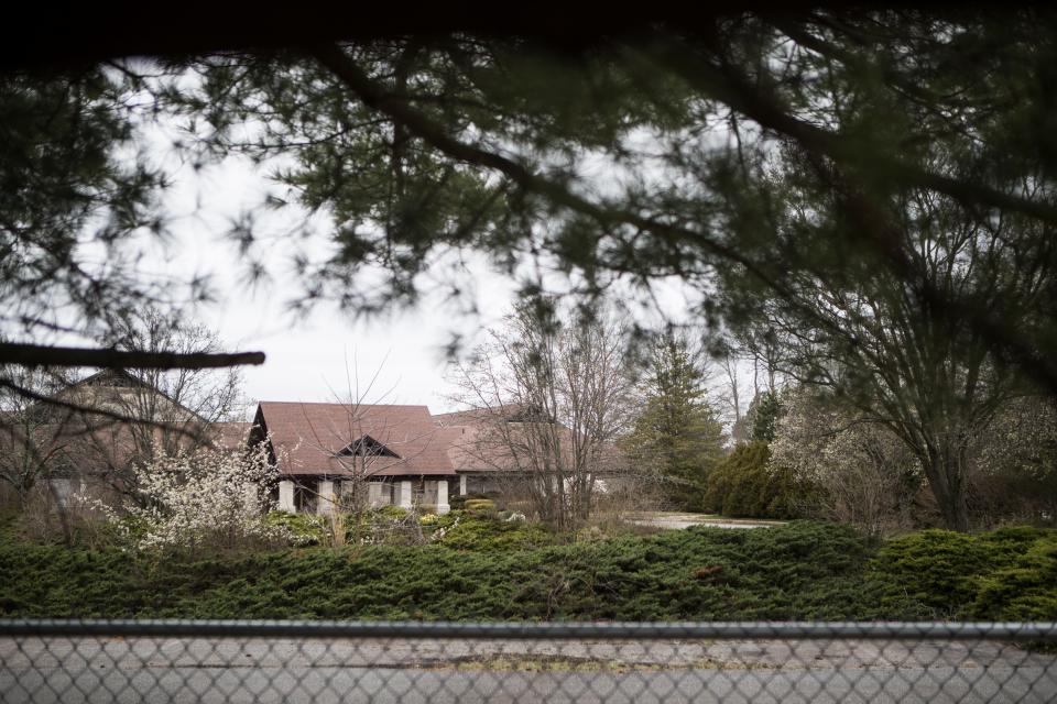 The old Brandywine Country Club off Shipley Road shown in February 2022. The property has been the subject of years of debate as Louis Capano III has sought to build a housing development.