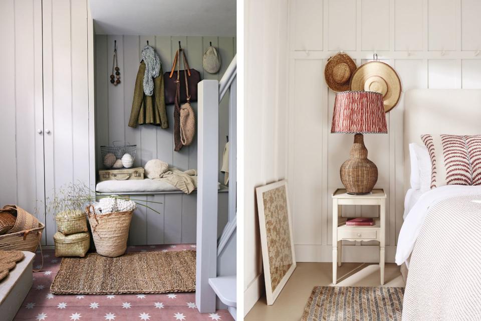 Photo credit: L: Country Living, R: OKA