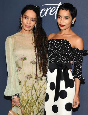 <p>Amy Sussman/Getty</p> Lisa Bonet (left) and Zoë Kravitz at the 21st Annual Warner Bros. and 'InStyle' Golden Globes Afterparty at The Beverly Hilton Hotel in January 2020