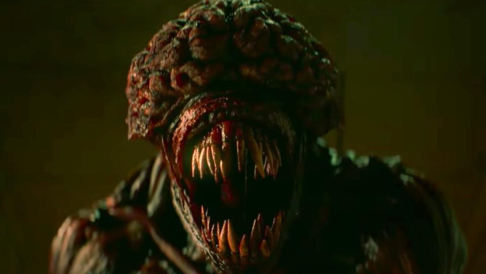 Resident Evil Welcome to Raccoon City trailer shows a monster with many teeth