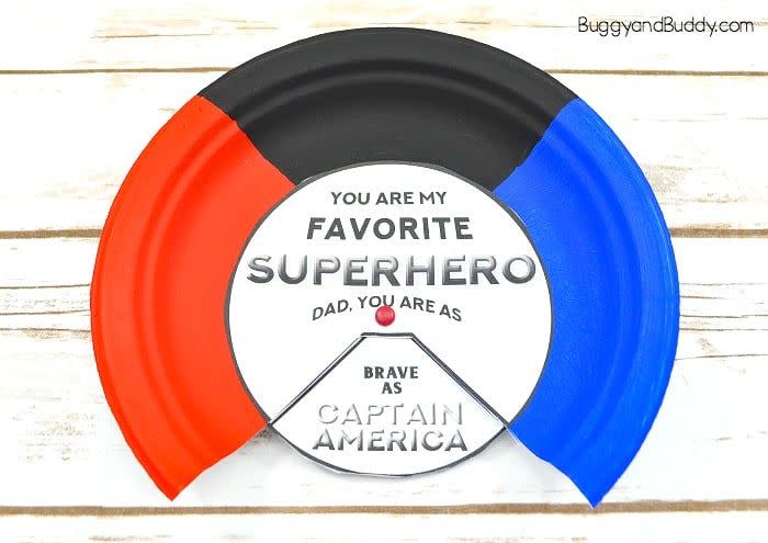 happy father's day card hero spinner