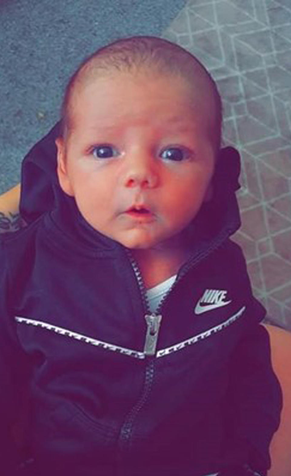 Abel-Jax Mailey was seven weeks old when his father is alleged to have inflicted fatal injuries at their home in Burnley, Lancashire. (Reach)