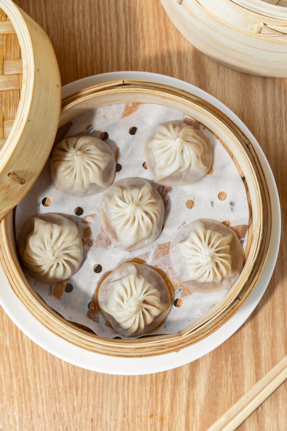 Xiao Long Bao, or soup dumplings, from Ugly Dumpling.