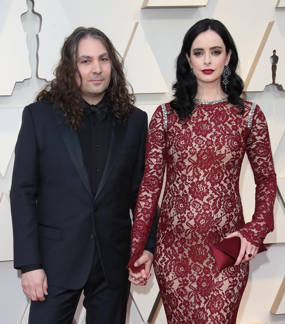 Adam Granduciel and Krysten Ritter at the Oscars