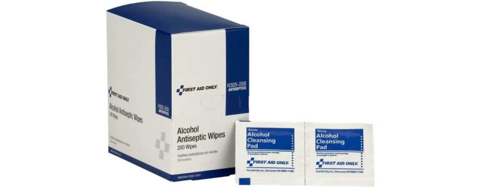 alcohol wipes