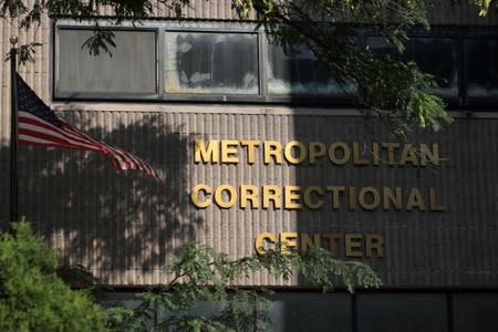 FILE PHOTO: Metropolitan Correctional Center jail where financier Jeffrey Epstein is being held awaiting trial in his sex trafficking trial in the Manhattan borough of New York City