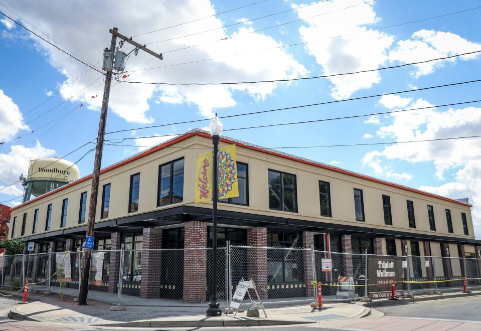 The AWARE Food Bank’s new location is nearing completion at 152 Arthur St. The new location is designed to give those who need food more of a grocery store shopping experience.