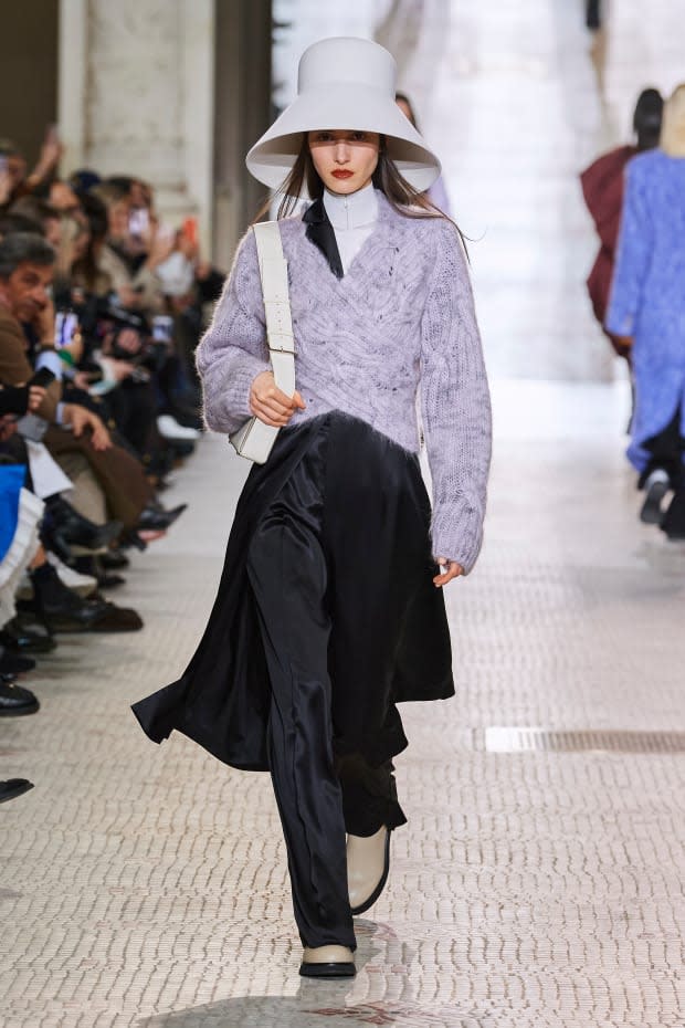 <p>A look from Nina Ricci's Fall 2020 collection. Photo: Imaxtree</p>