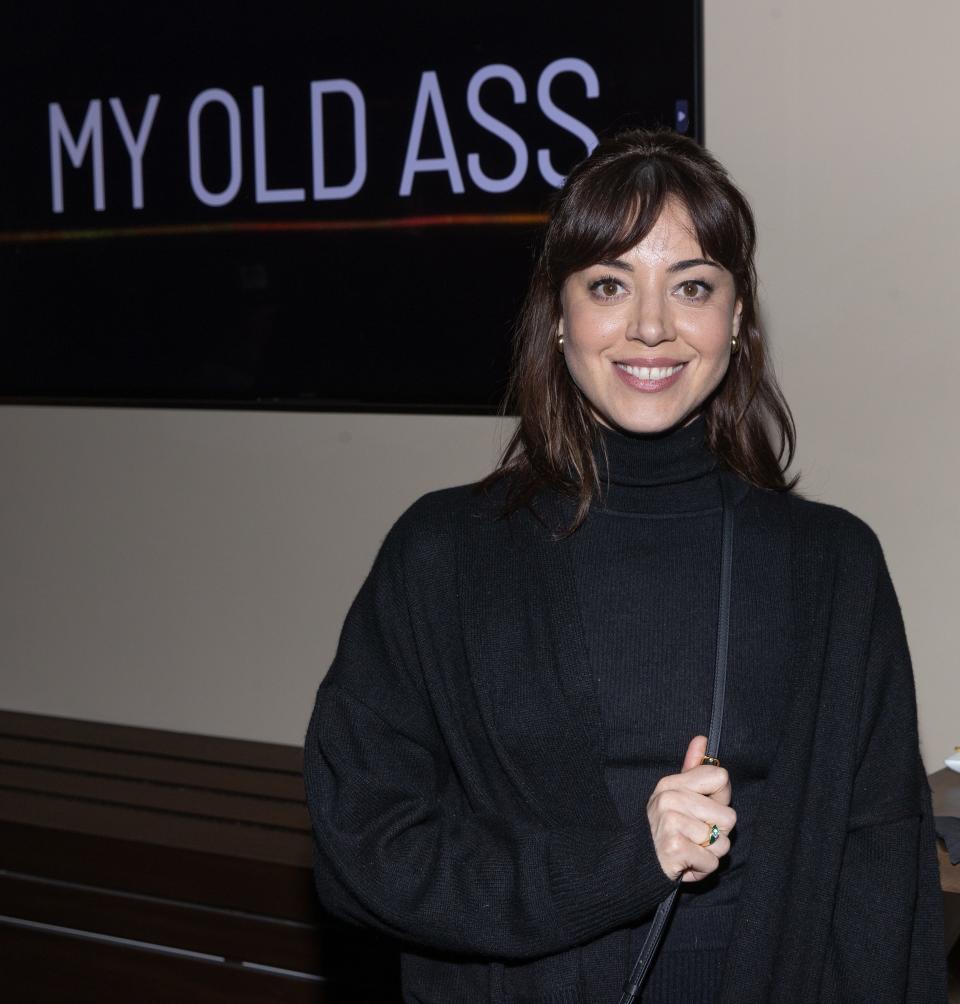 Aubrey Plaza attends as Ketel One Family Made Vodka celebrates the cast of 'My Old Ass' at the Sundance Film Festival at Star Bar on Jan. 20, 2024 in Park City, Utah.