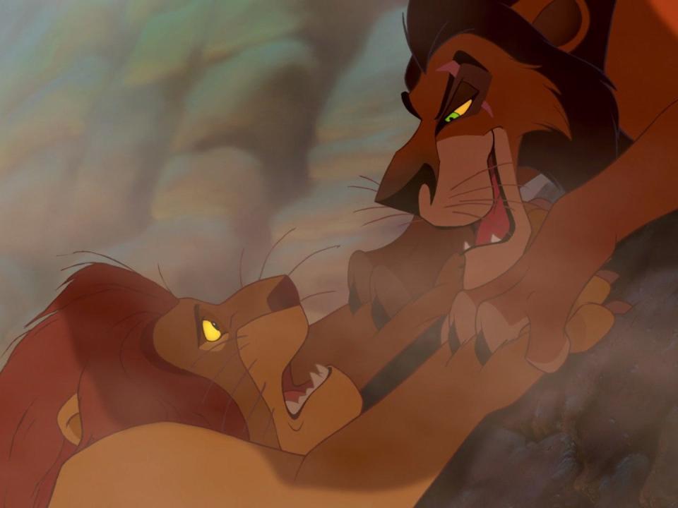 scar kills mufasa lion king