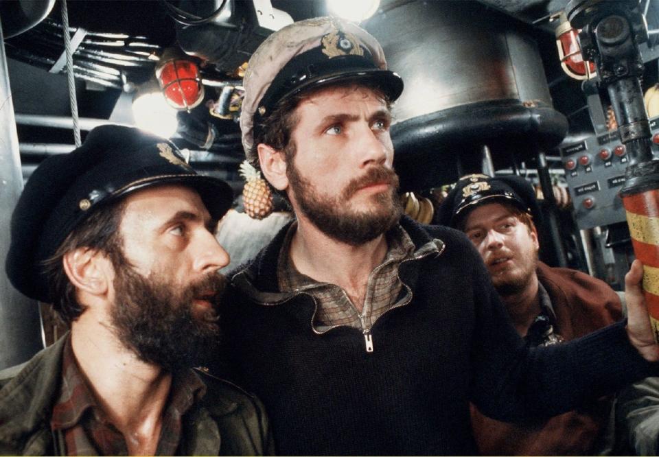"Das Boot" ist einer der bekanntesten Filme von Wolfgang Petersen. Von links: Klaus Wennemann als Chefingenieur, Jürgen Prochnow als Kapitän und Martin Semmelrogge als Zweiter Offizier. (Bild: ARD Degeto)
