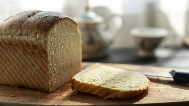 loaf of white bread