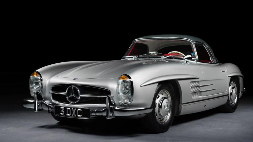 1958 Mercedes-Benz 300 SL Roadster on display at RM Sotheby's Cliveden House auction