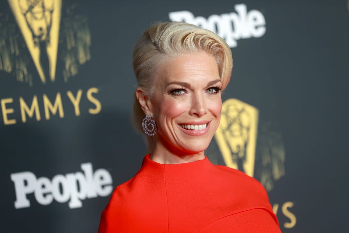 Hannah Waddingham will host the Eurovision Song Contest in May alongside Graham Norton,  Alesha Dixon, and Ukrainian singer Julia Sanina  (Getty Images)