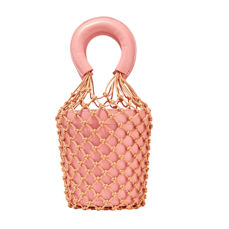 <a rel="nofollow noopener" href="https://rstyle.me/n/cydsj9chdw" target="_blank" data-ylk="slk:Moreau Macramé And Leather Bucket Bag in Quartz Pink, Staud, $375We fell in love with the Moreau macramé and leather bucket when it debuted last summer, and a millennial pink version is just right for spring.;elm:context_link;itc:0;sec:content-canvas" class="link ">Moreau Macramé And Leather Bucket Bag in Quartz Pink, Staud, $375<p>We fell in love with the Moreau macramé and leather bucket when it debuted last summer, and a millennial pink version is just right for spring.</p> </a>