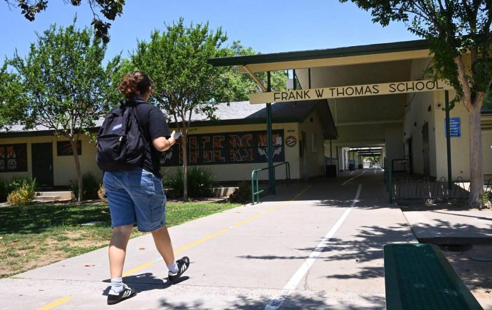 Thomas Elementary School, una de las varias escuelas comunitarias del Distrito Unificado de Fresno, fotografiada el martes 11 de junio de 2024, en Fresno.