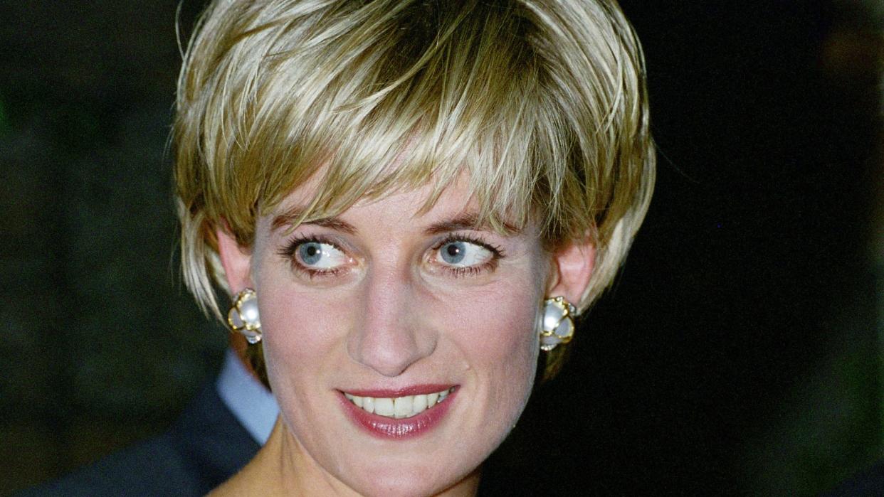 Diana, Princess of Wales at a pre-auction party at Christie's, New York