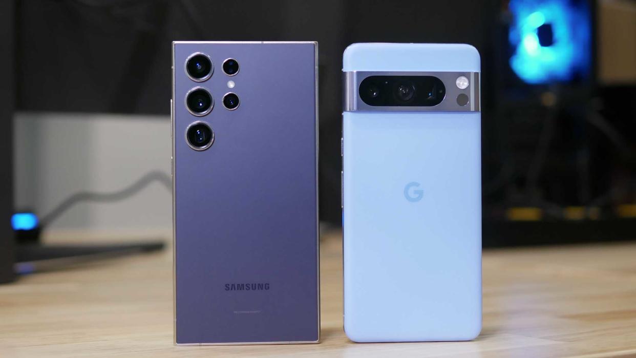  Samsung Galaxy S24 Ultra vs Google Pixel 8 Pro. 