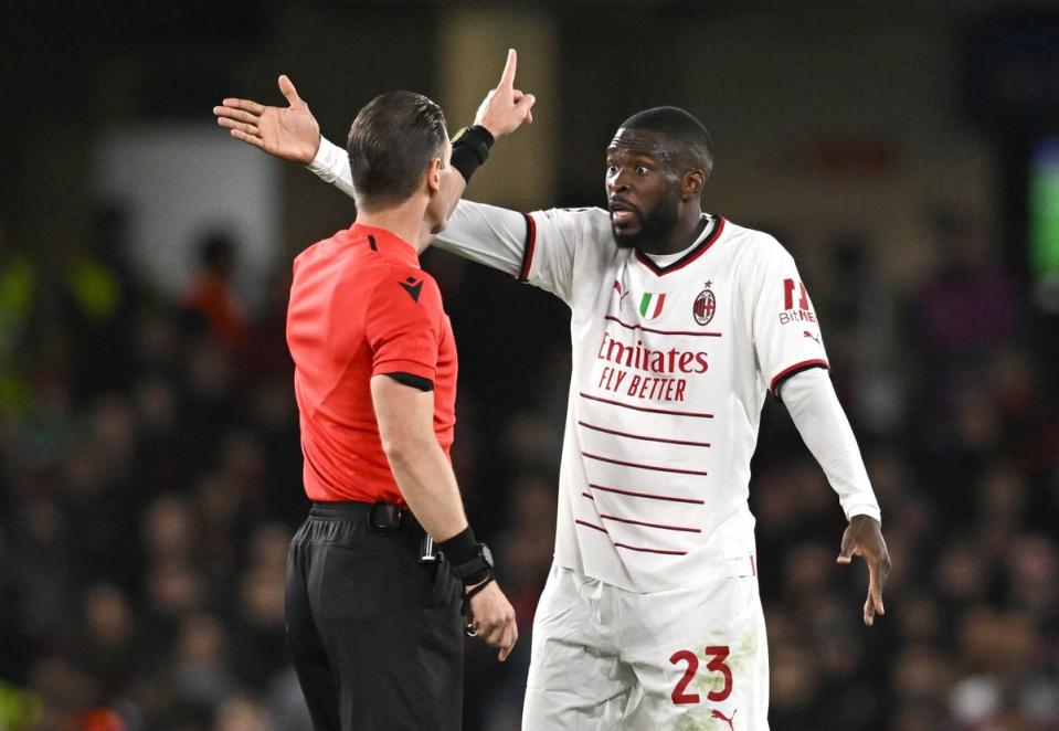 Fikayo Tomori struggled with Milan missing a number of key players (REUTERS)