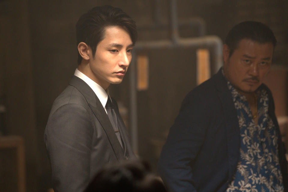 Lee Soo-hyuk in crime action film Pipeline. (Photo: iQiyi)