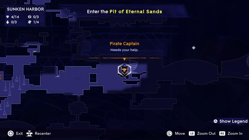 Prince of Persia: The Lost Crown sidequests - Treasure of the Seven Seas location