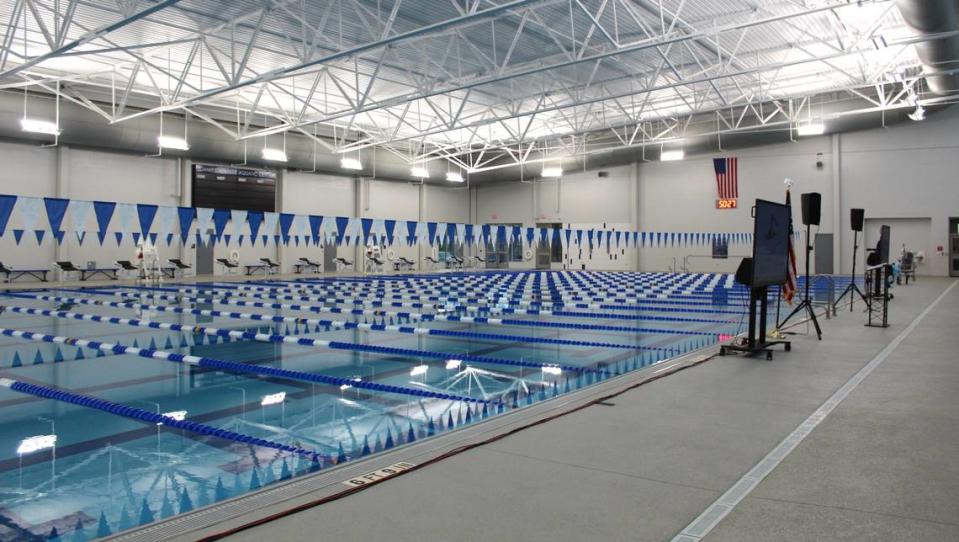 The new Tommy Stalnaker Aquatic Center in Warner Robins is set to open to the public on March 1.