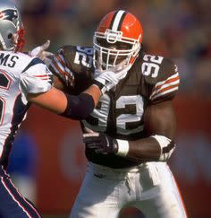 Former Browns defensive end Courtney Brown