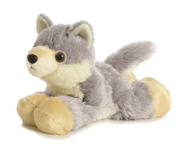 Mini Flopsie Wolf Plush at Louisville Zoo gift shop. $14.99