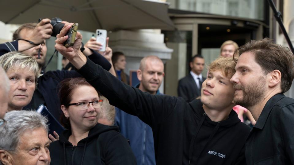 Daniel Brühl arrives in Karlovy Vary