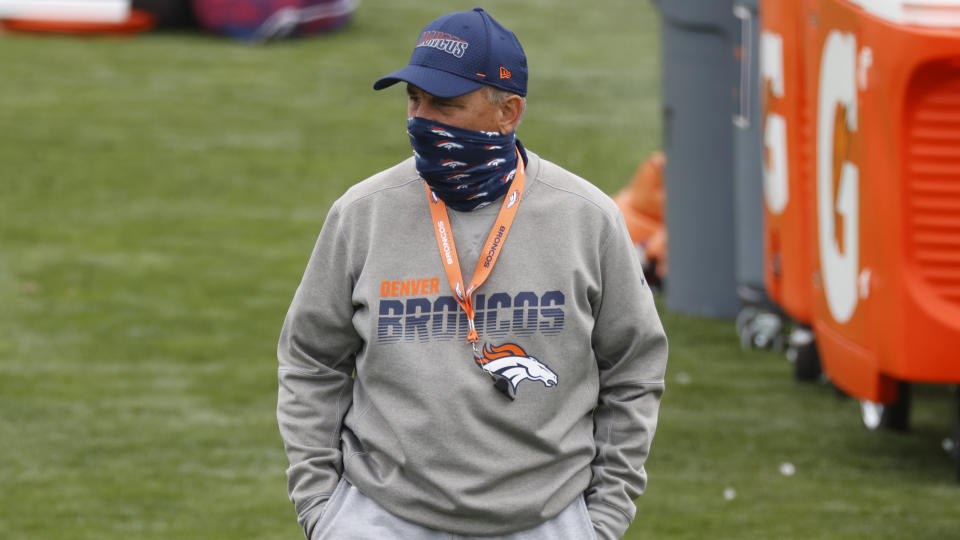 Denver Broncos head coach Vic Fangio 