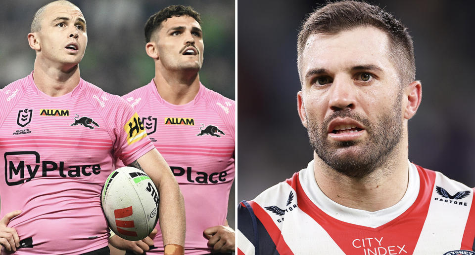 Dylan Edwards, Nathan Cleary and James Tedesco.