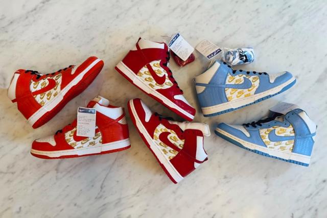 Rare Supreme x Nike SB Dunk High Samples Are up for Auction at JOOPITER