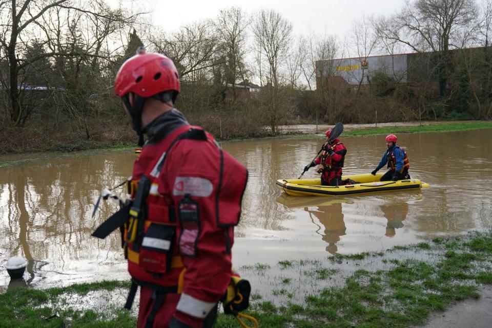 Kayaks along the River Soar as the search for Xielo nears a week (PA)
