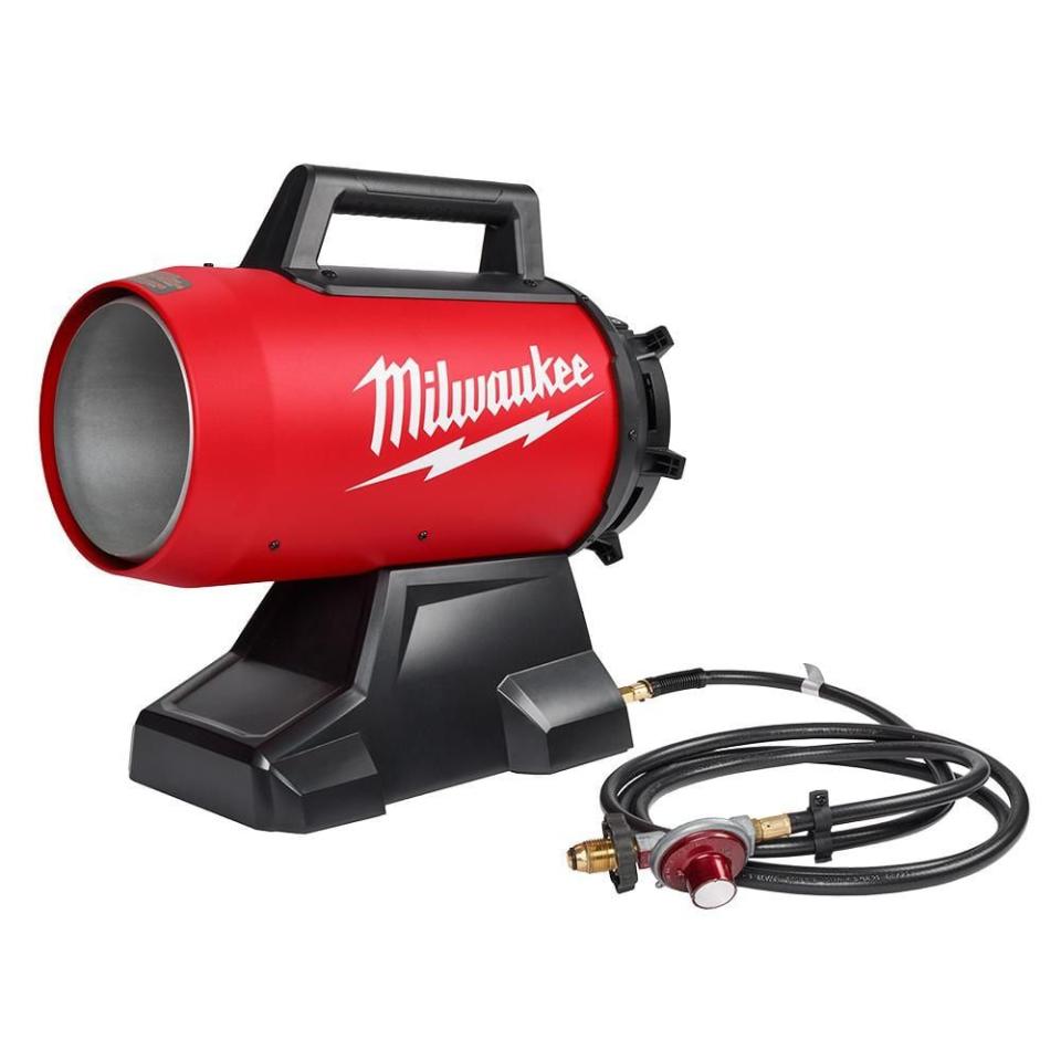 <p><a href="https://go.redirectingat.com?id=74968X1596630&url=https%3A%2F%2Fwww.homedepot.com%2Fp%2FMilwaukee-M18-18-Volt-Lithium-Ion-Cordless-Forced-Air-Propane-Portable-Heater-Tool-Only-0801-20%2F316257239&sref=https%3A%2F%2Fwww.popularmechanics.com%2Fhome%2Ftools%2Fa46117975%2Fthe-best-portable-heaters-for-diy%2F" rel="nofollow noopener" target="_blank" data-ylk="slk:Shop Now;elm:context_link;itc:0;sec:content-canvas" class="link ">Shop Now</a></p><p>Milwaukee M18 0801-20 propane heater</p><p>homedepot.com</p><p>$229.00</p><span class="copyright">Milwaukee</span>