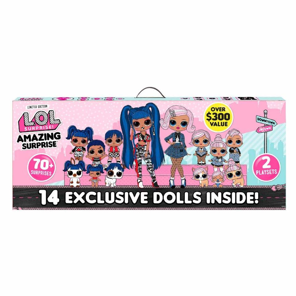 L.O.L. Surprise! Amazing Surprise with 14 Dolls, 70+ Surprises & 2 Playset