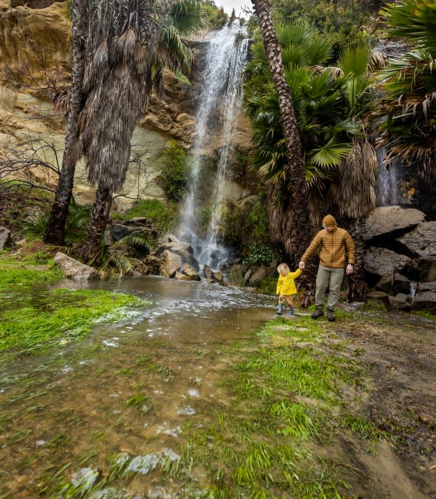 Dana Point waterfall 