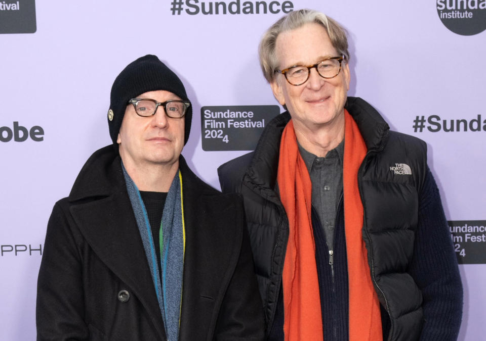 Steven Soderbergh and David Koepp at the "Presence" premiere. 