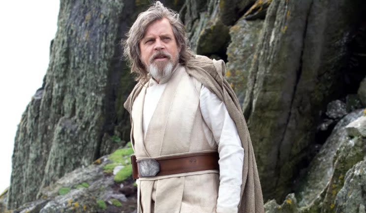 Mark Hamill as Luke Skywalker in Star Wars 7 - Credit: Lucasfilm